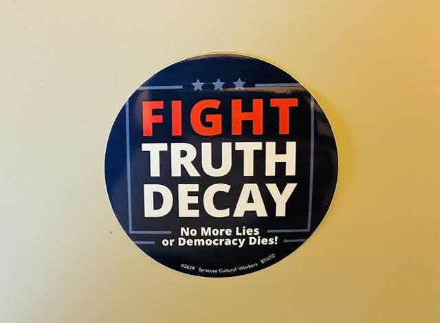 Fight Truth Decay sticker